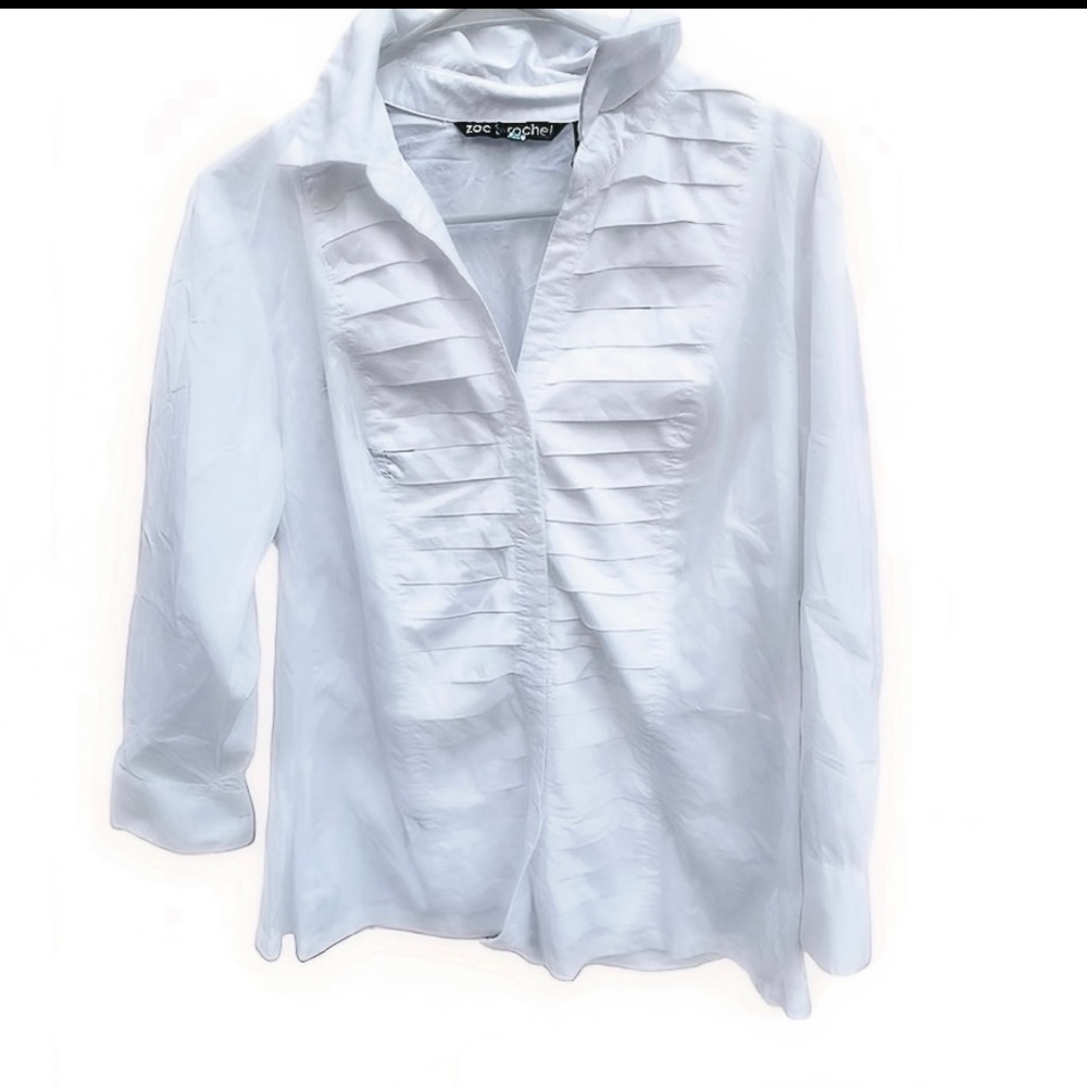 PRICE DROP • & Rachel - Womens Long Sleeve White Top | XL